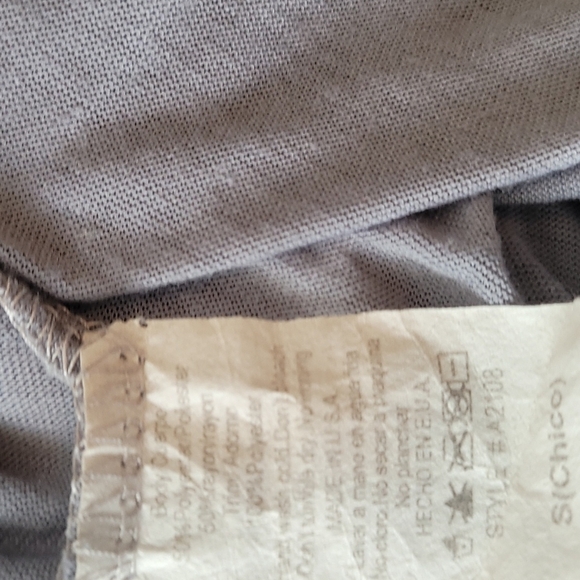 YLY 96 Top Grey Size Small - Picture 7 of 7